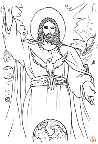 god coloring pages 1 1