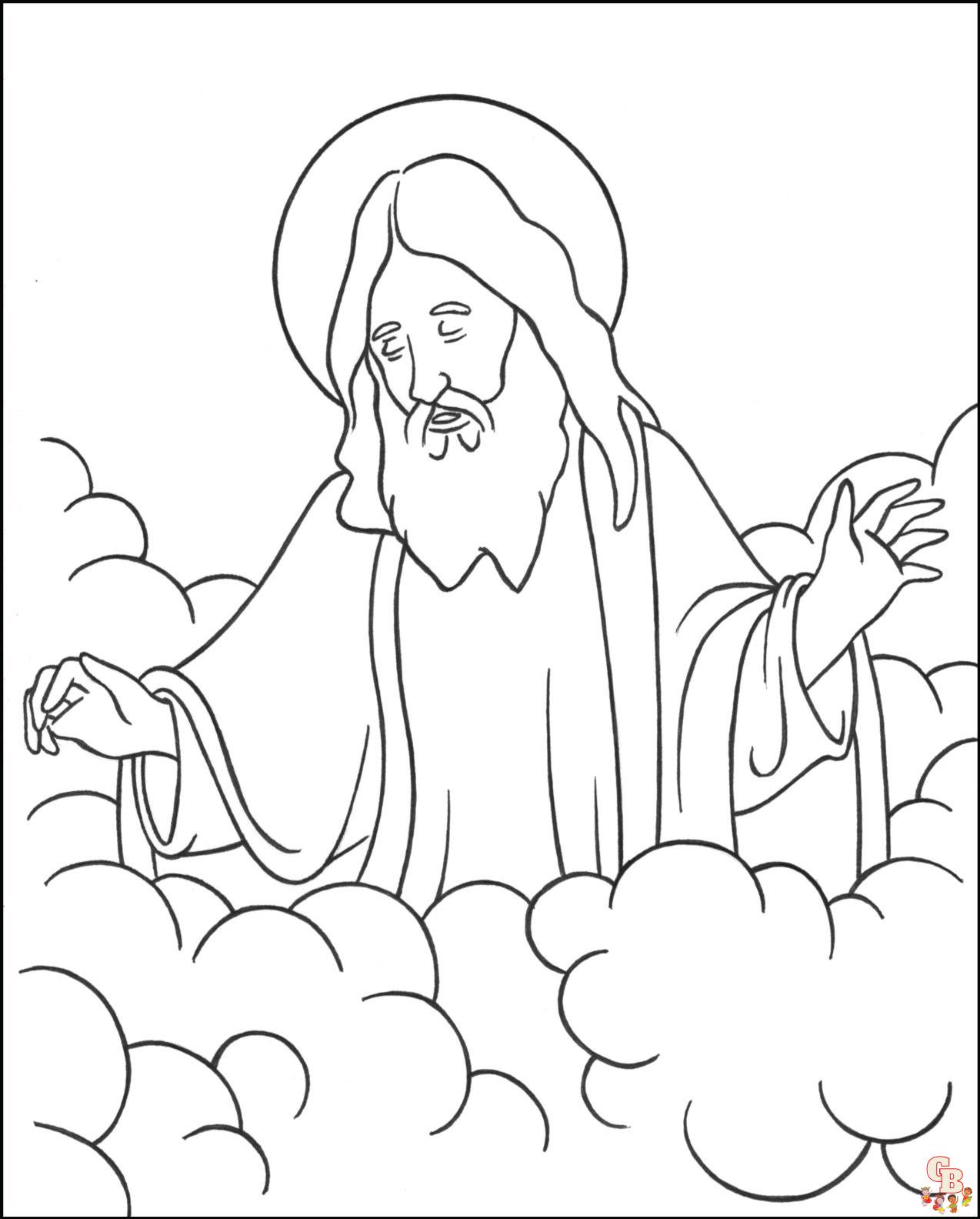 god coloring pages 2 1