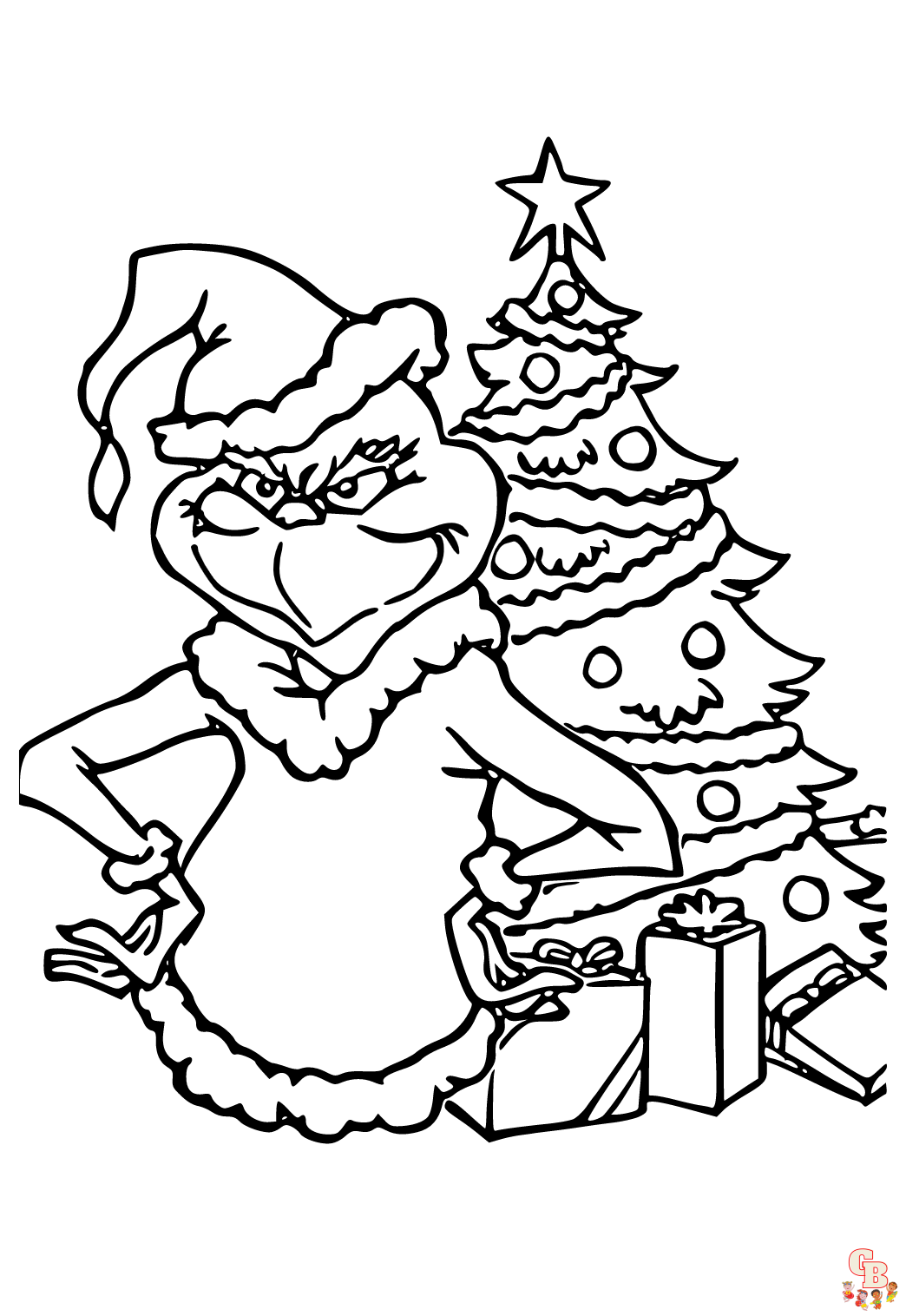 Printable Coloring Pages Of The Grinch