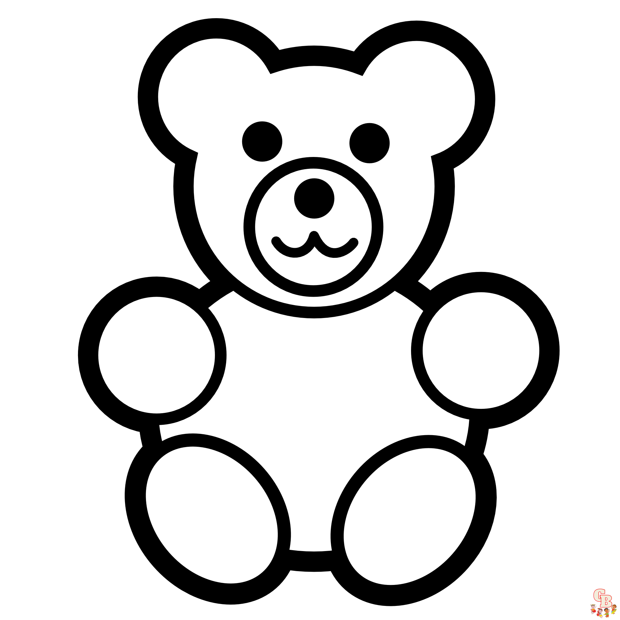gummy bear coloring pages 3