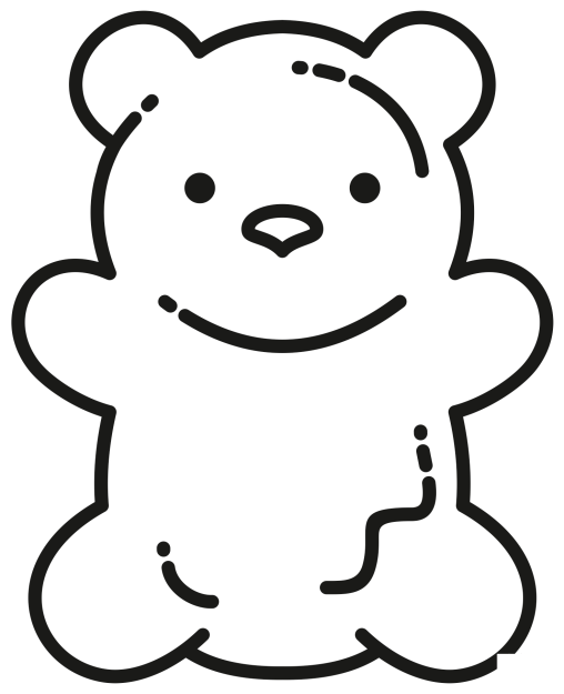 Gummy Bear Coloring Pages - Printable, Free & Fun Coloring