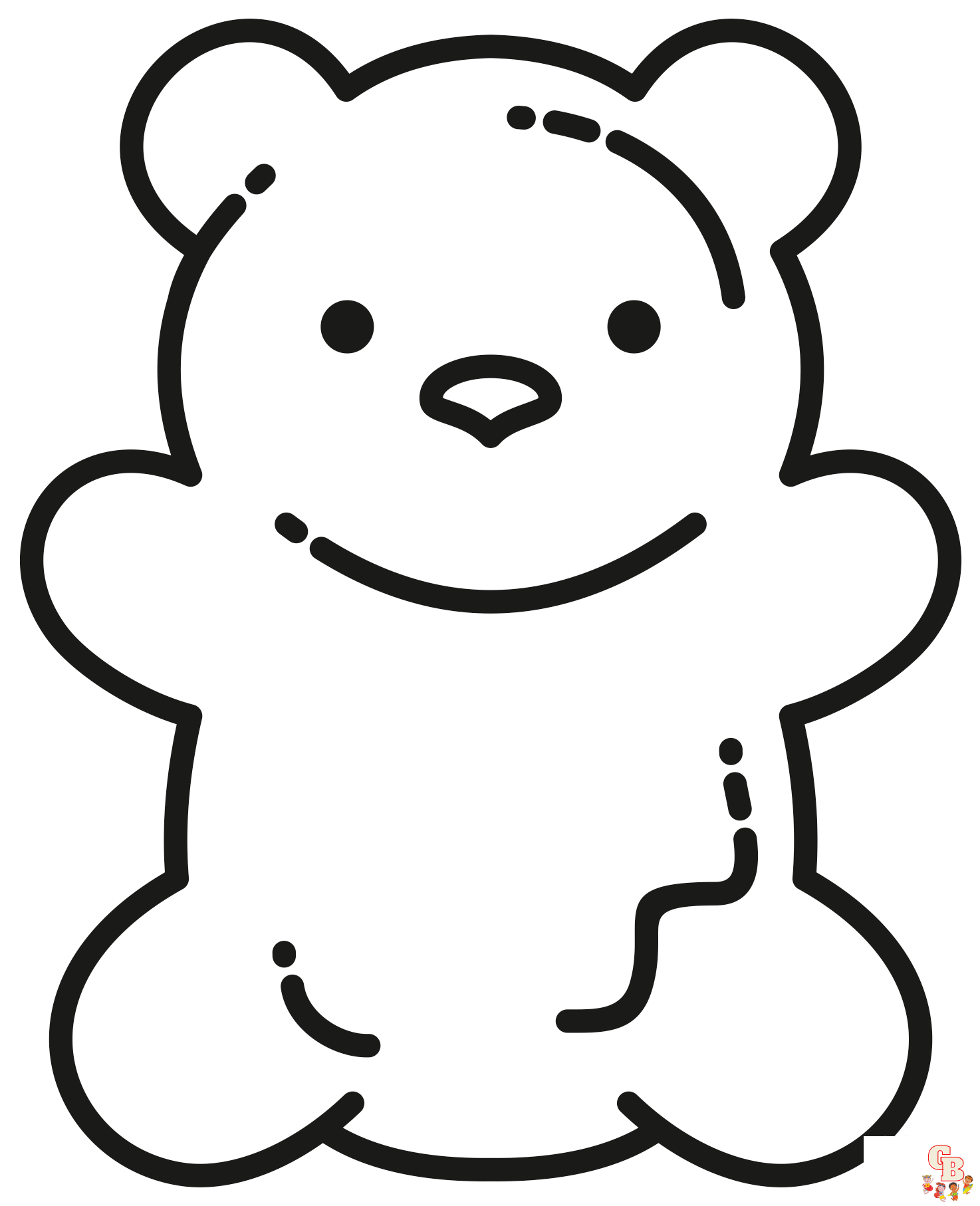 gummy bear coloring pages 5