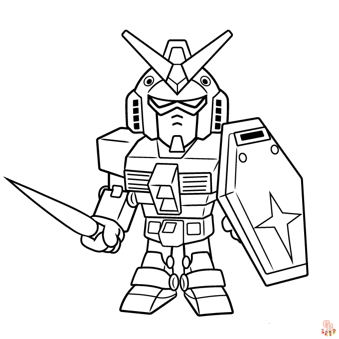 gundam coloring pages 2
