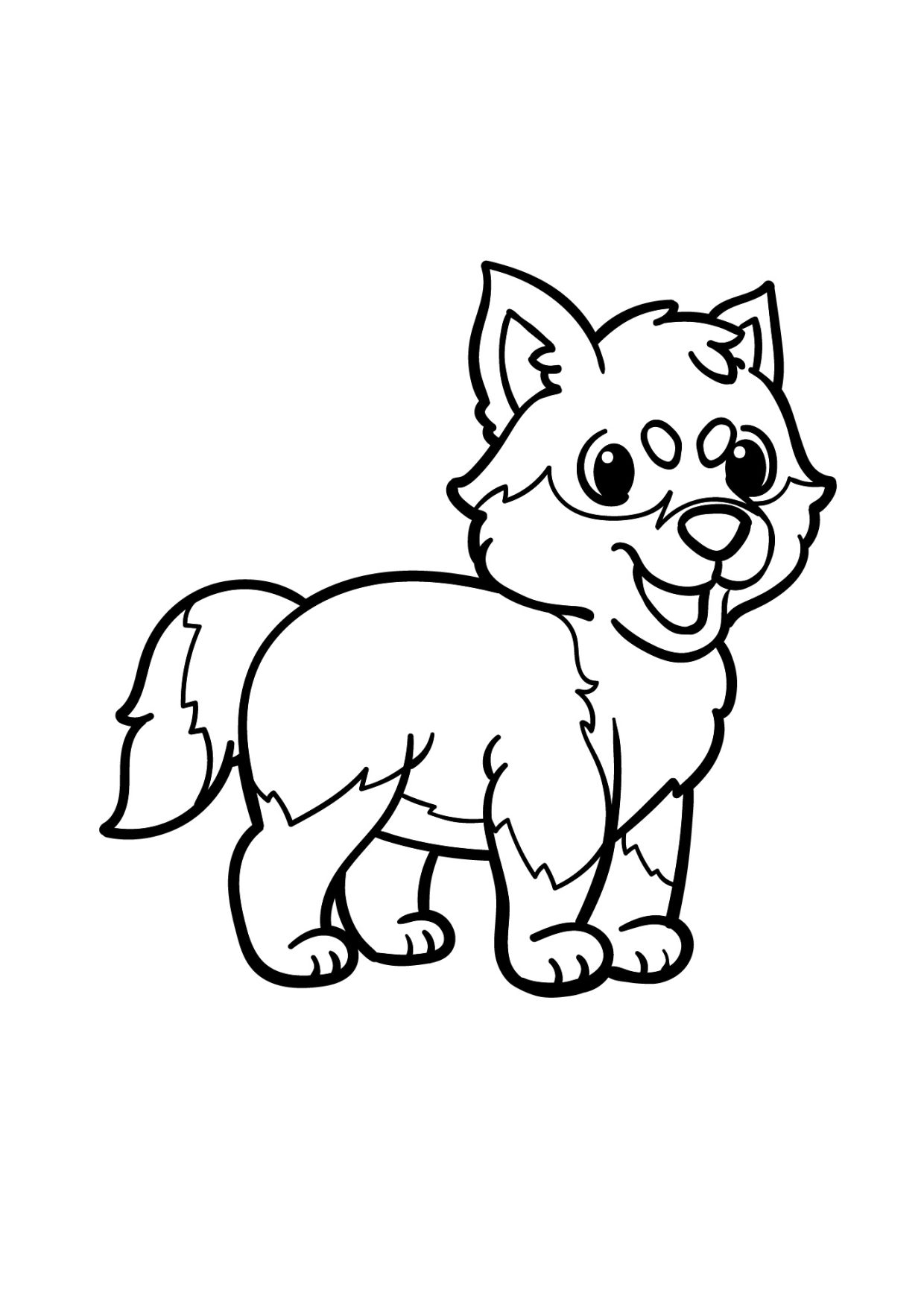 Oppdag Husky Puppy Coloring Pages - Perfekt for hundeelskere