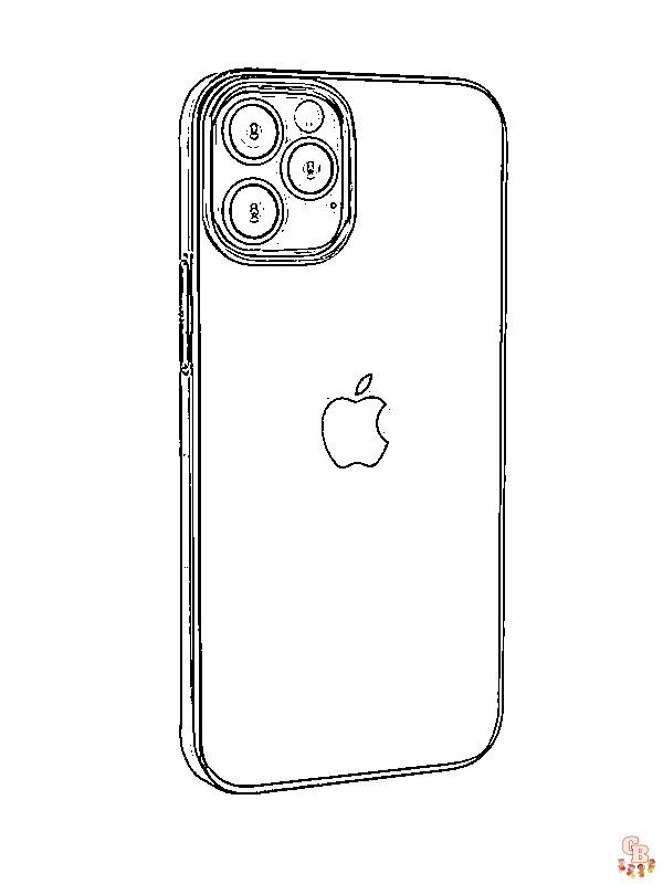 iPhone Coloring Pages 1