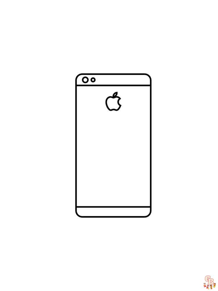 iPhone Coloring Pages 2