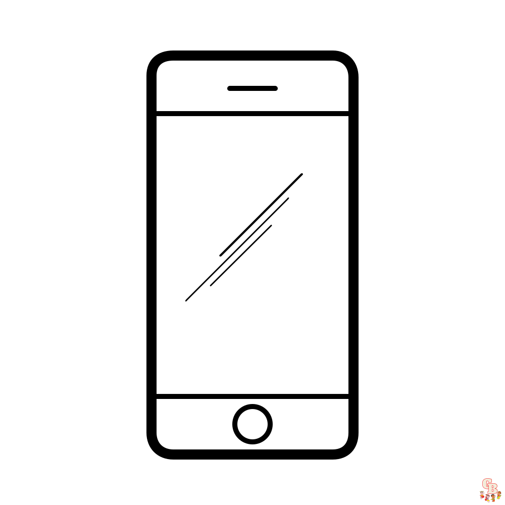 iPhone Coloring Pages 2