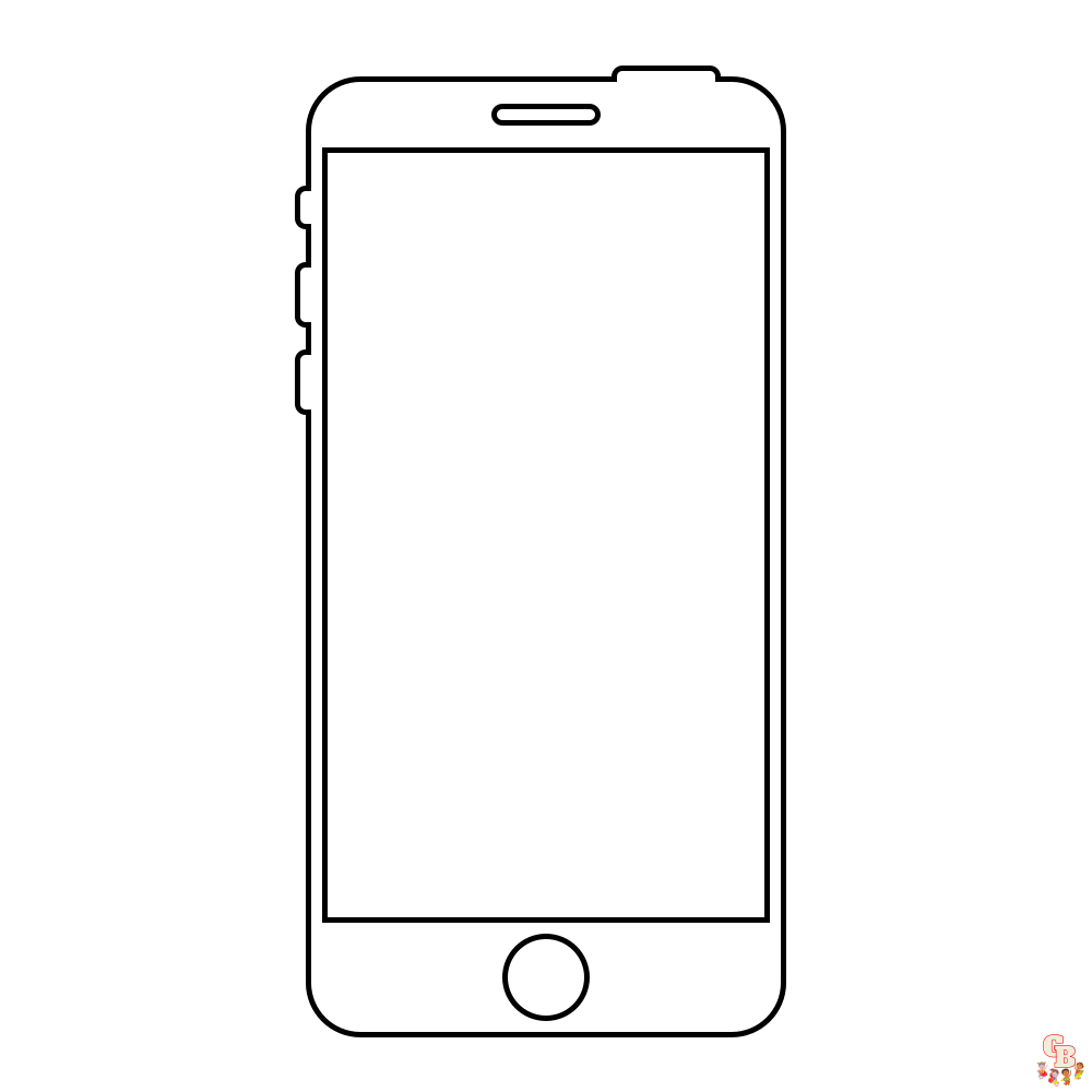 iPhone Coloring Pages 3