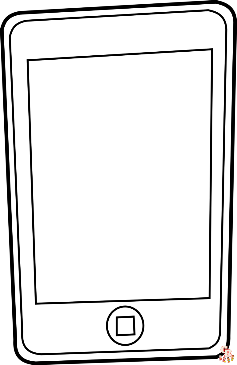 iPhone Coloring Pages 5