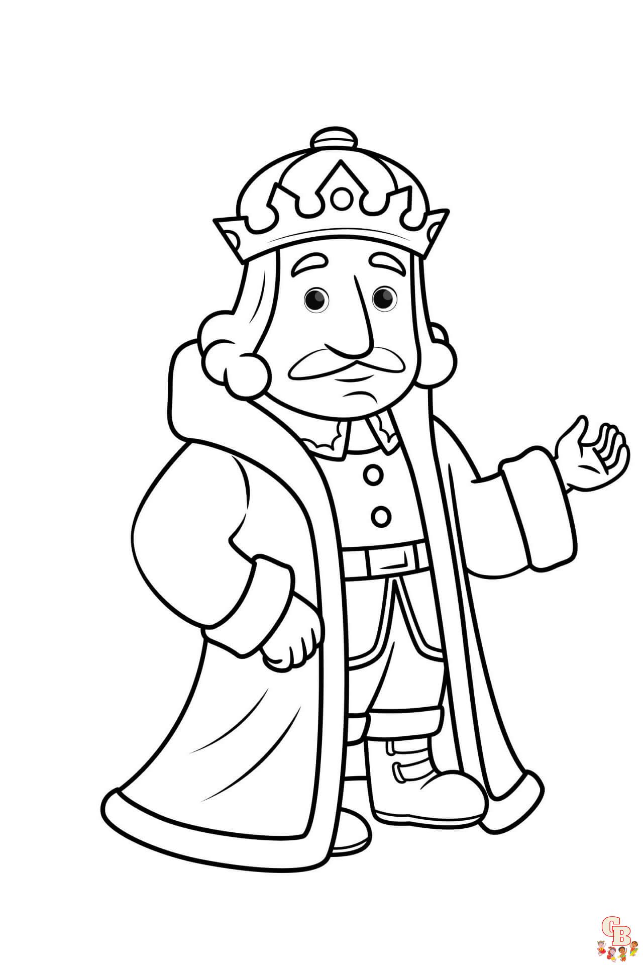 Desenho de Rei para colorir  Desenhos para colorir e imprimir gratis