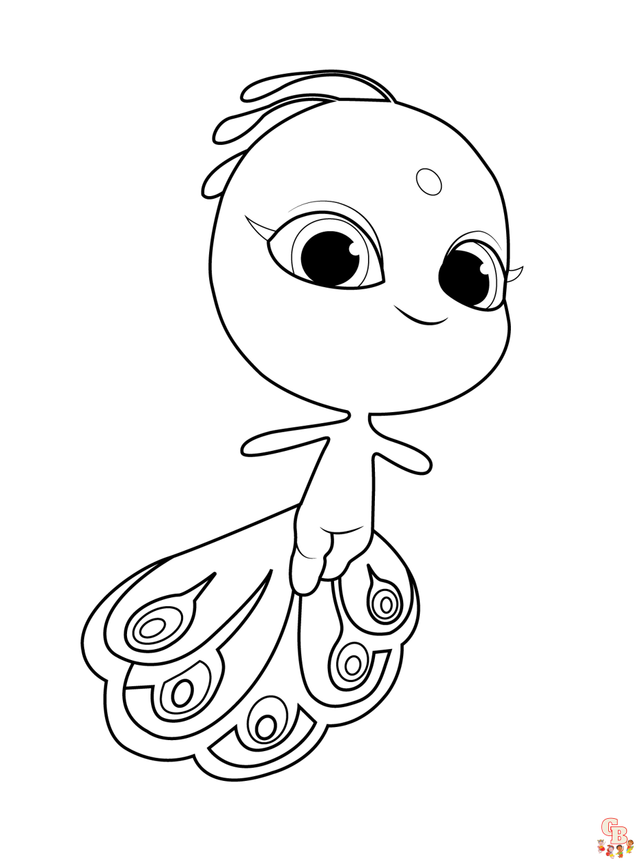 Gratis Kwami Miraculous Ladybug Halaman Mewarnai GBcoloring