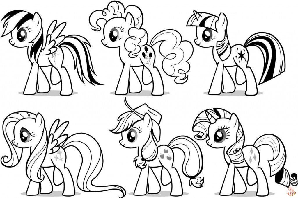 little ponies coloring pages 2