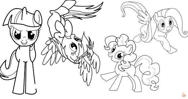 little ponies coloring pages 4