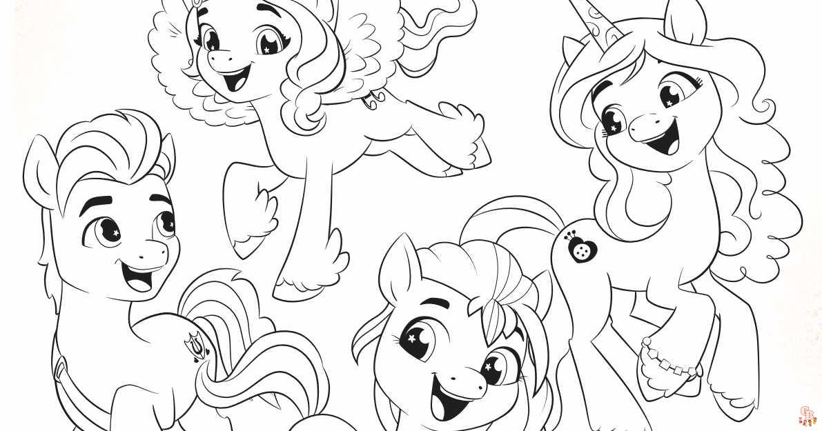 little ponies coloring pages 5