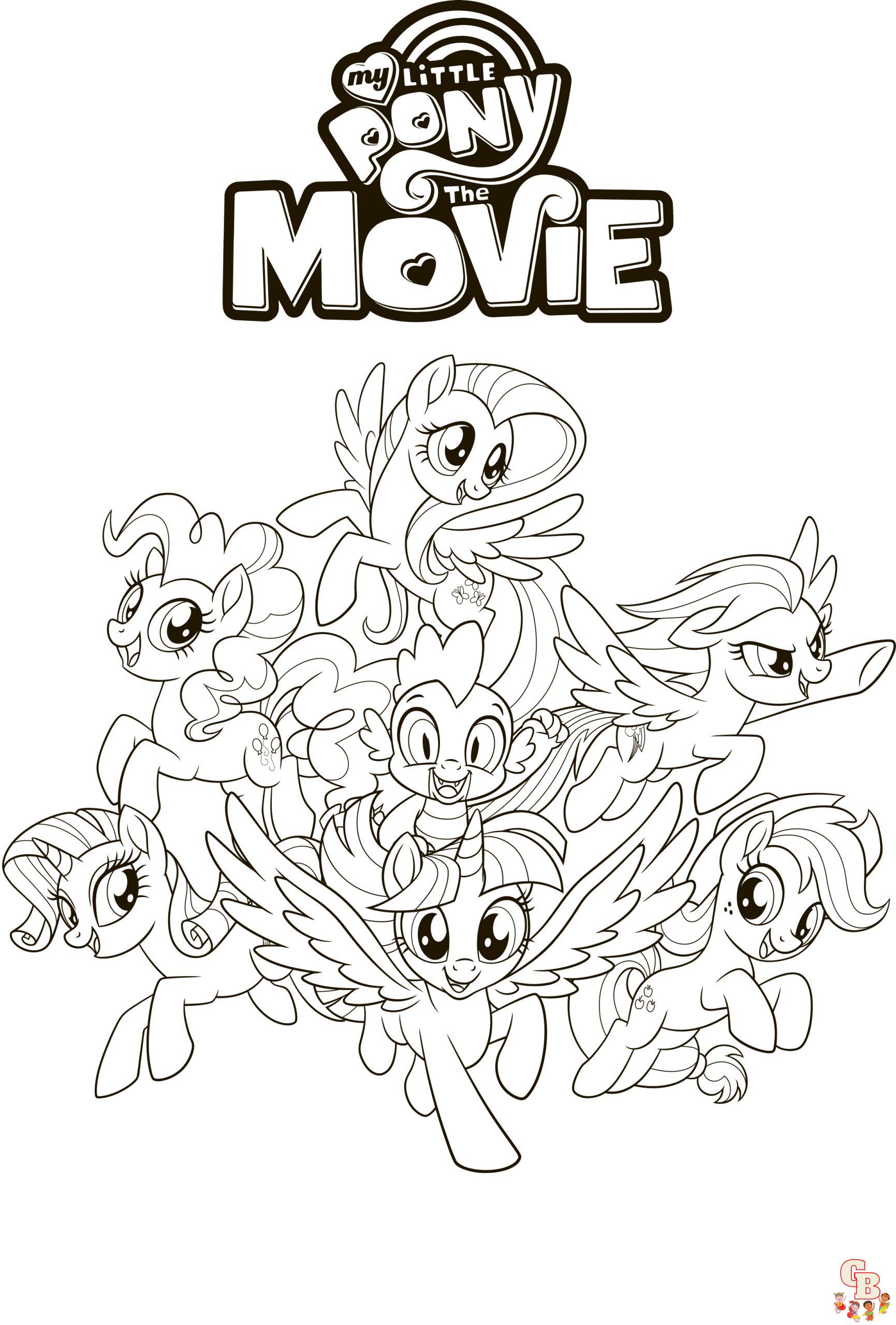 little ponies coloring pages 8
