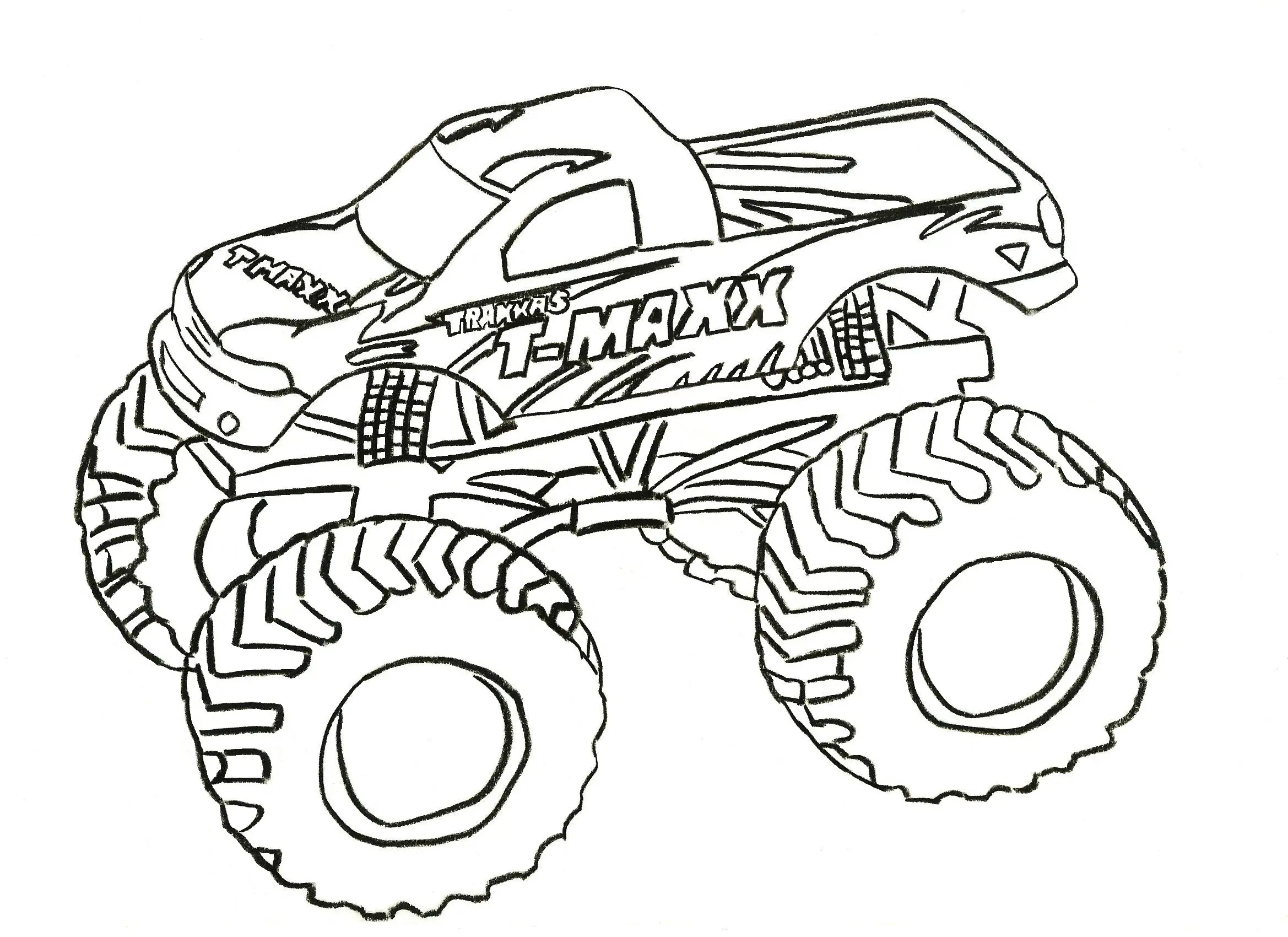 monster jam coloring pages 17