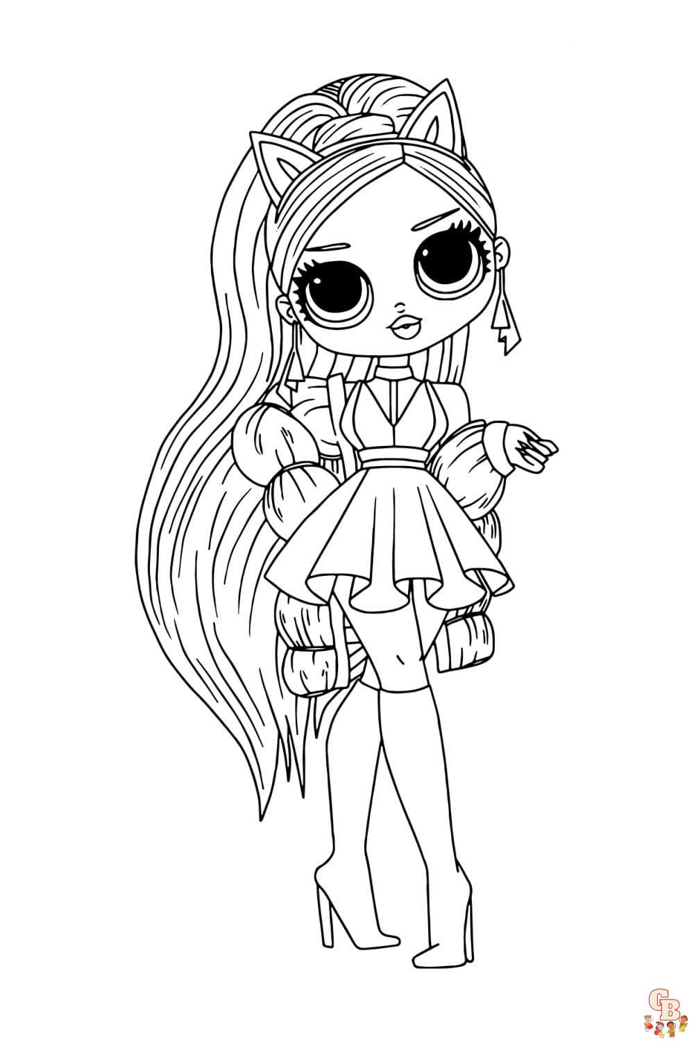 omg fashion lol omg doll coloring pages 10