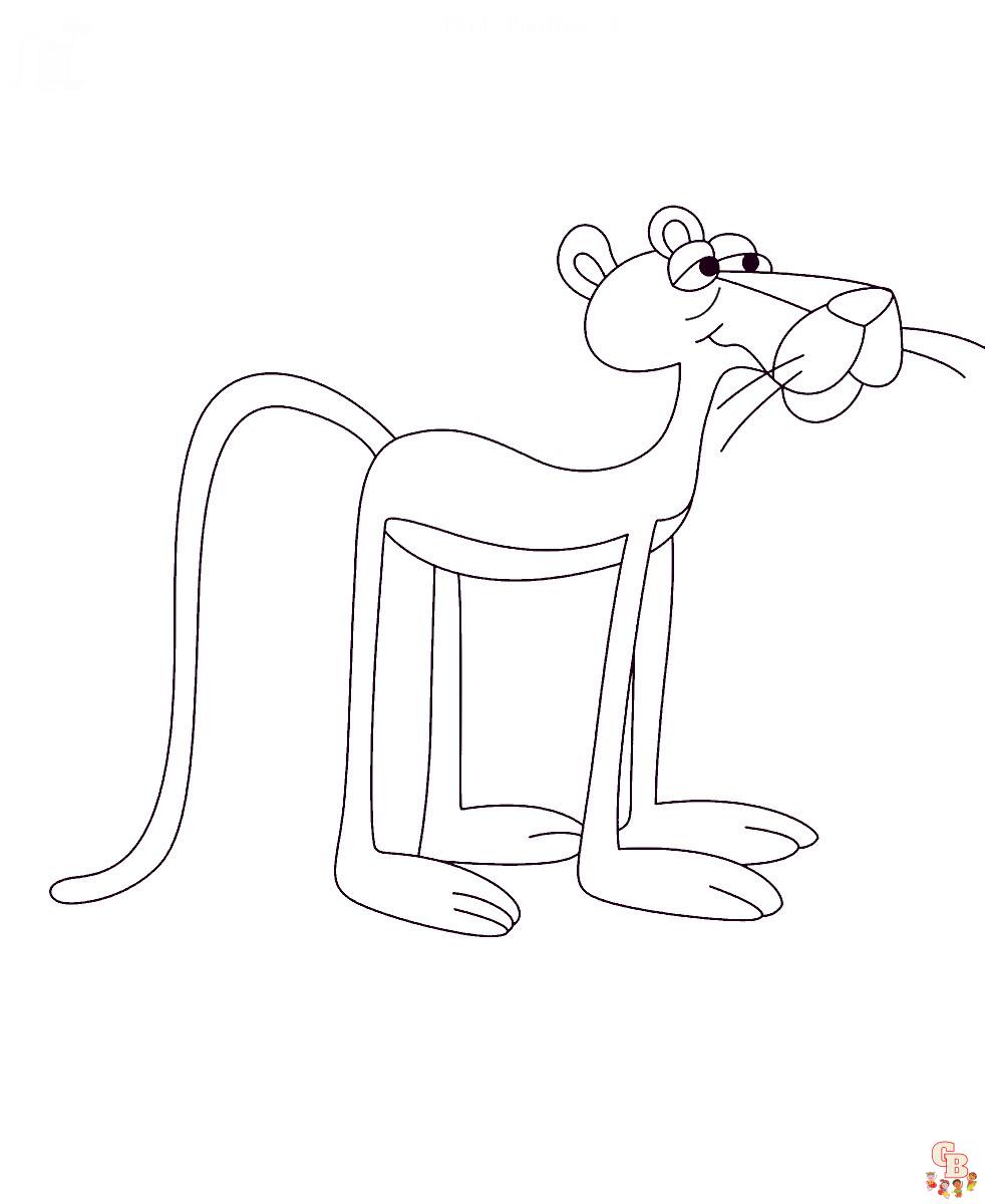 Pink Panther Coloring Pages