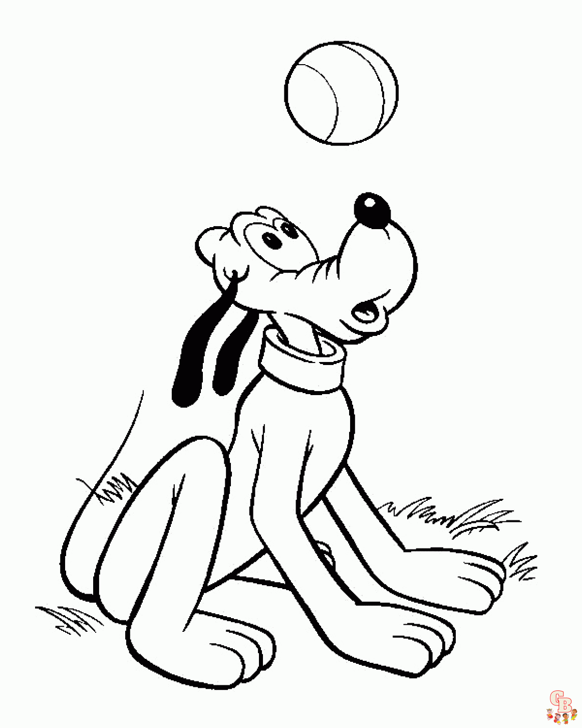 pluto coloring pages 2