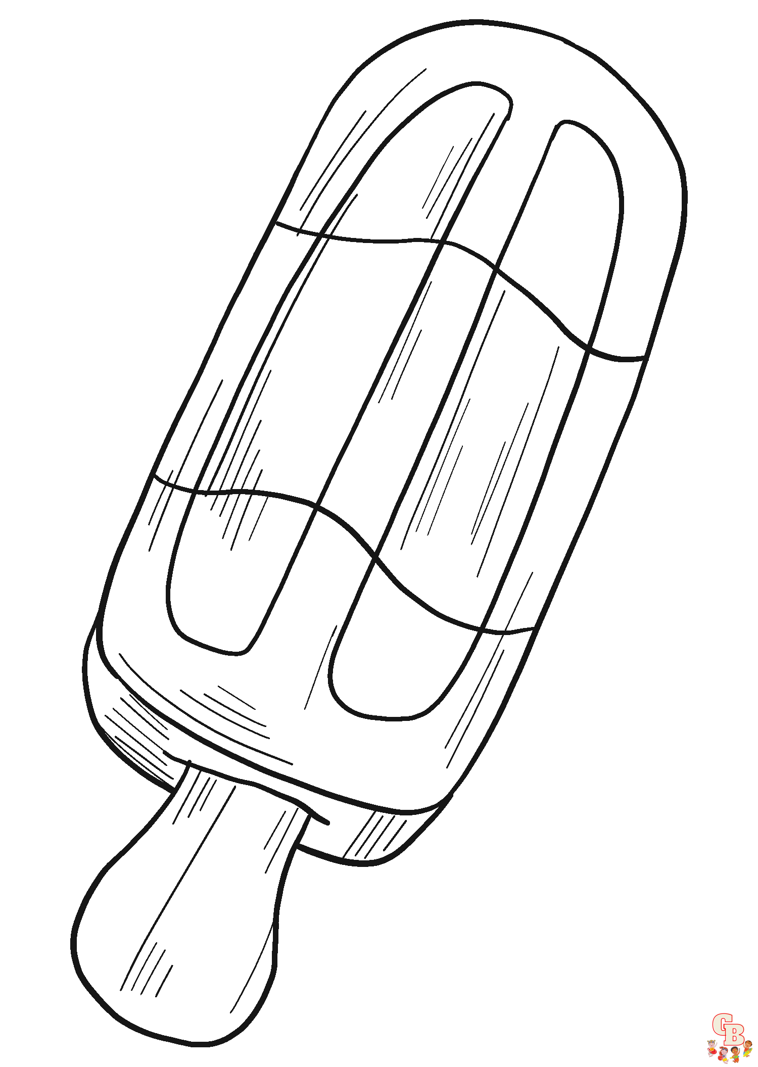 Popsicle Coloring Pages