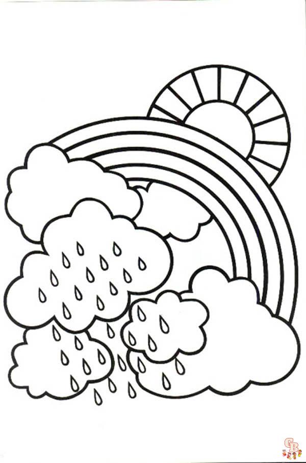 rain coloring pages 5