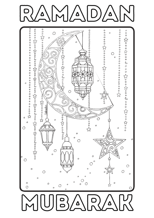 50+ Ramadan Coloring Pages - Printable Free Sheets For Kids