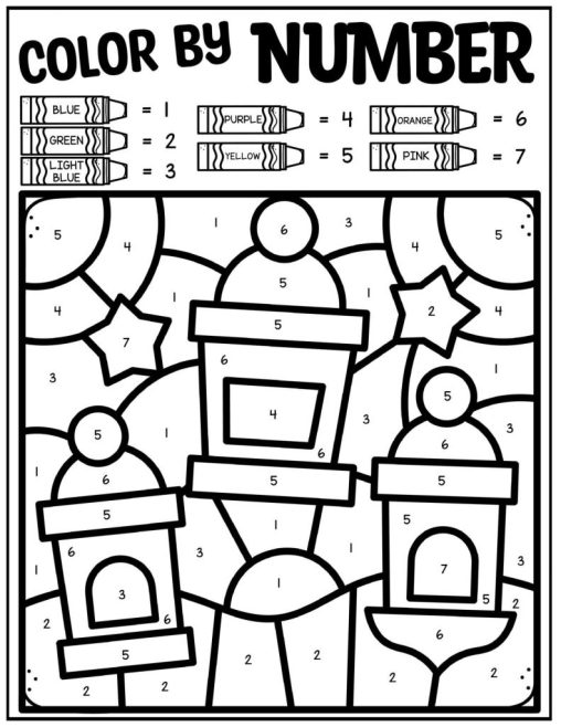 50+ Ramadan Coloring Pages - Printable Free Sheets For Kids