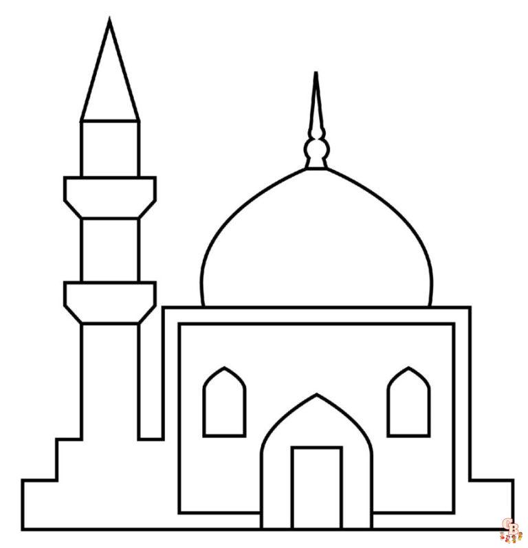 50+ Ramadan Coloring Pages - Printable Free Sheets for Kids