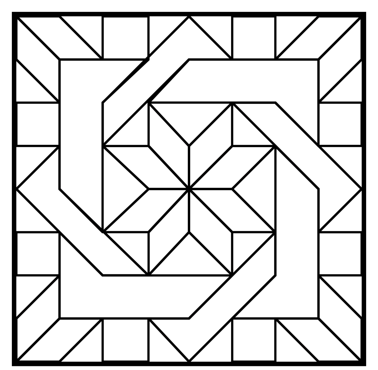 square coloring pages 1