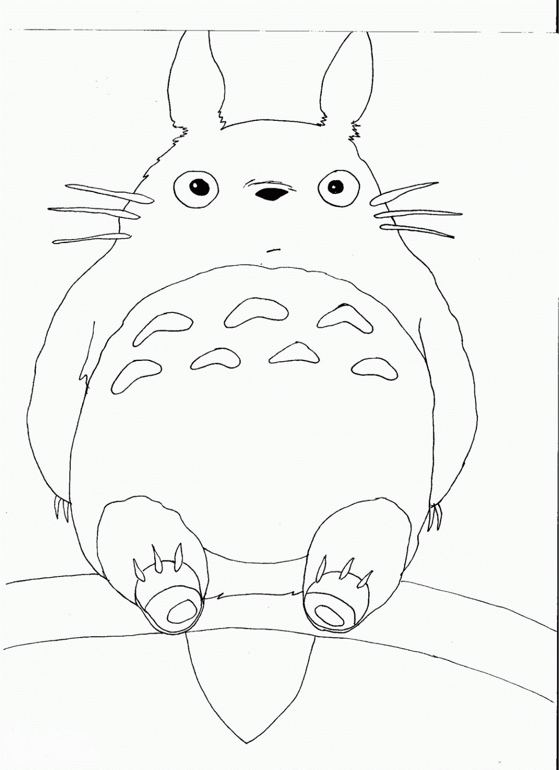 Totoro Coloring Pages - Free Printable Sheets for Kids | GBcoloring