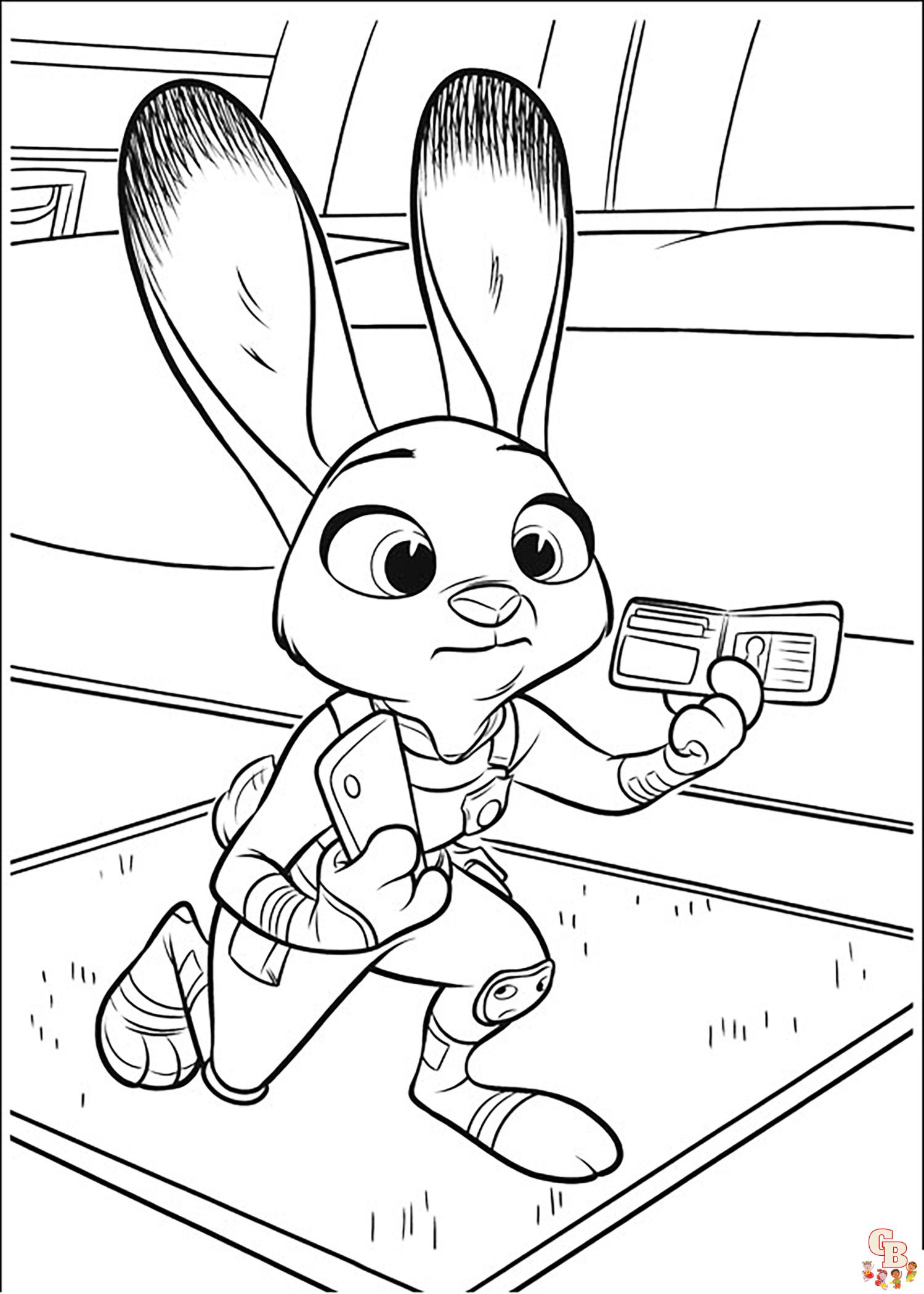 Zootopia Coloring Pages