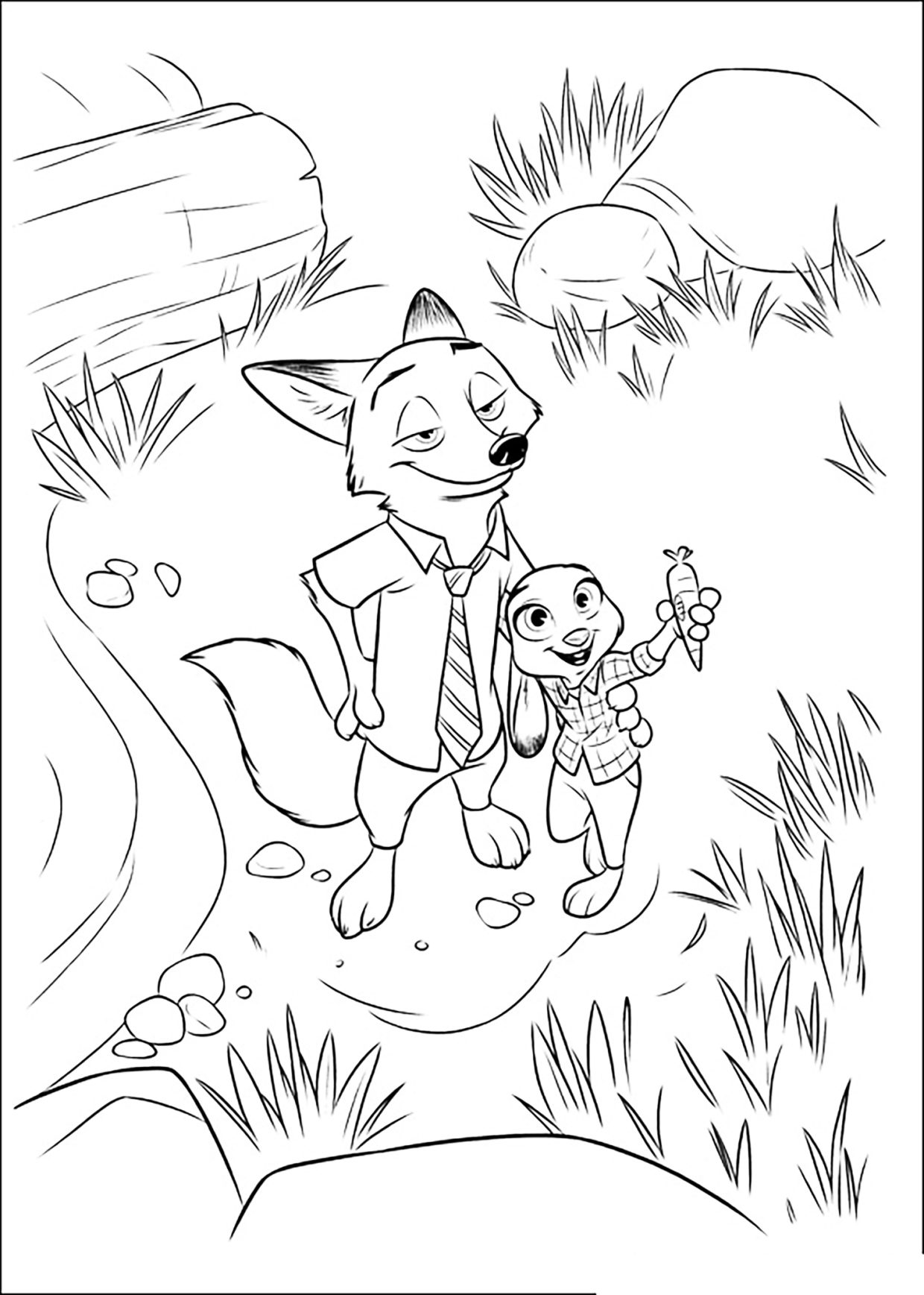 Zootopia Coloring Pages