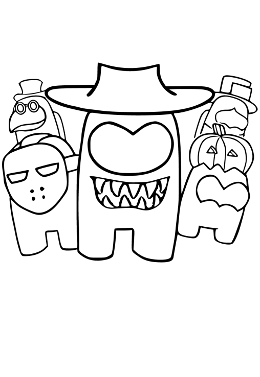 Among Us Coloring Pages - Free & Printable for Kids