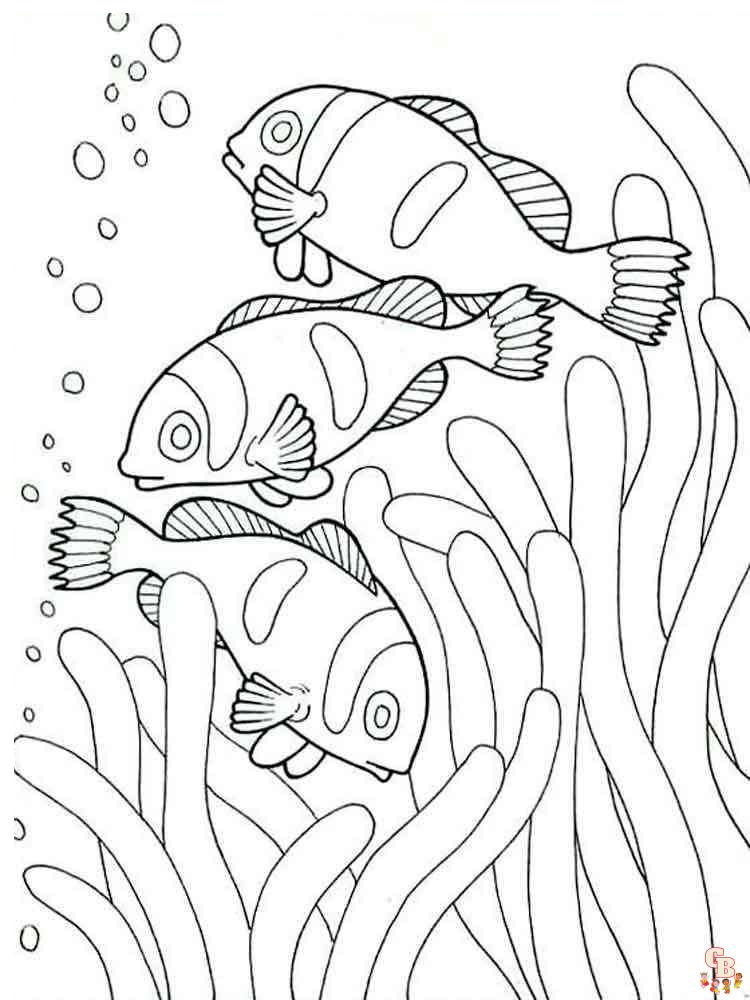 Anemone Fish Coloring Pages 5