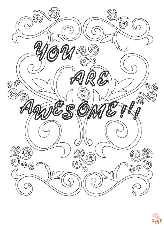 Awesome Coloring Pages 5