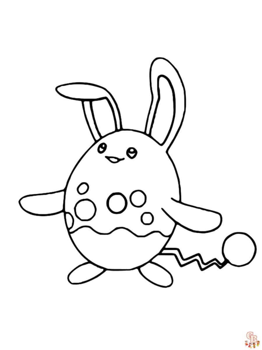 Azumarill Coloring Pages 5