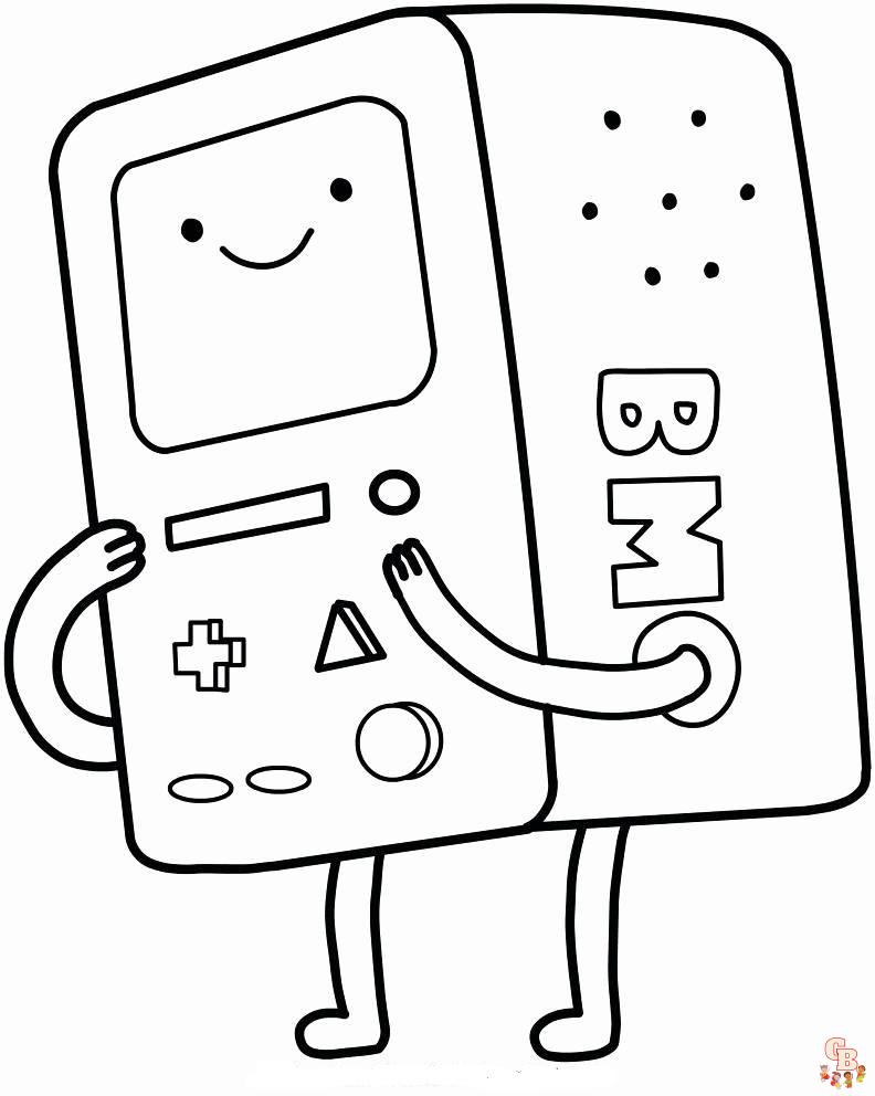 BMO Coloring Pages 1