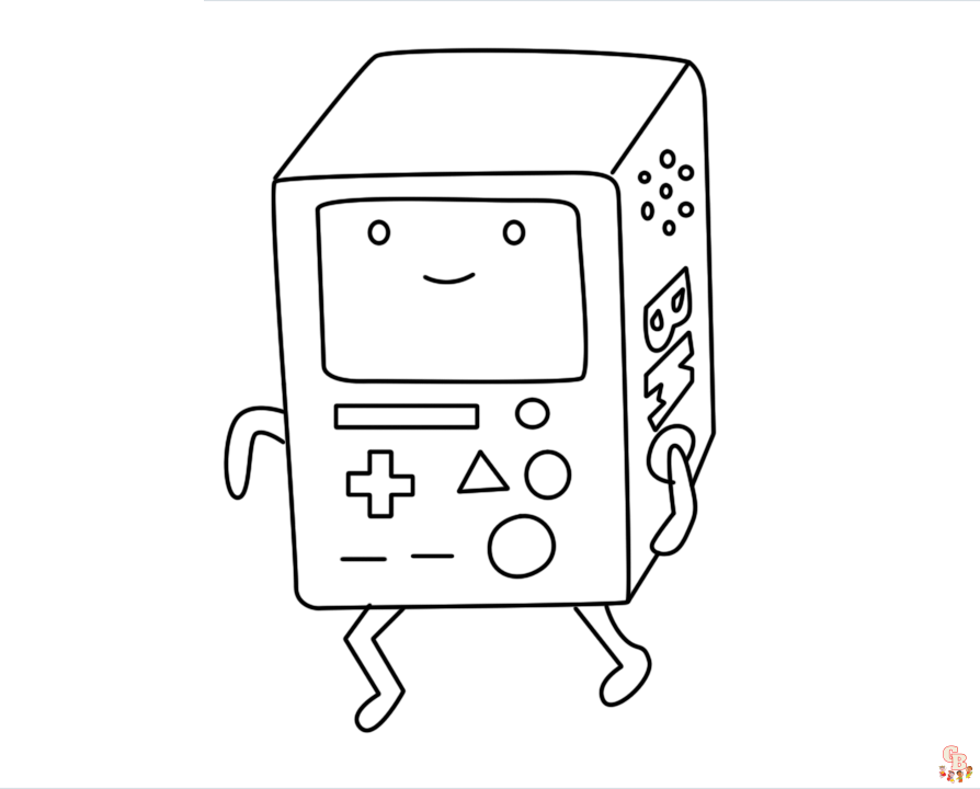 BMO Coloring Pages 2