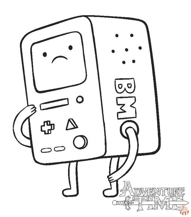 BMO Coloring Pages 3