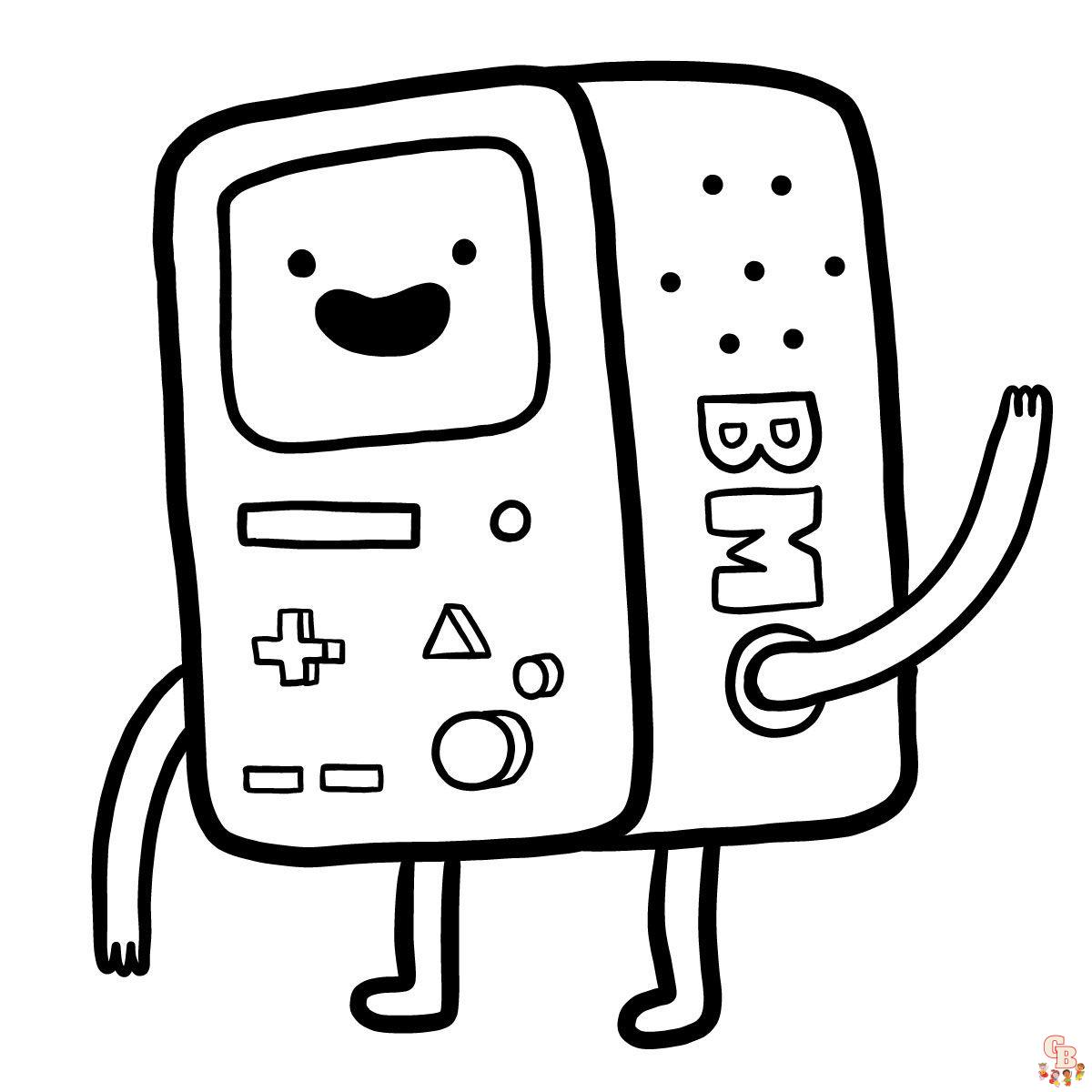 BMO Coloring Pages 4