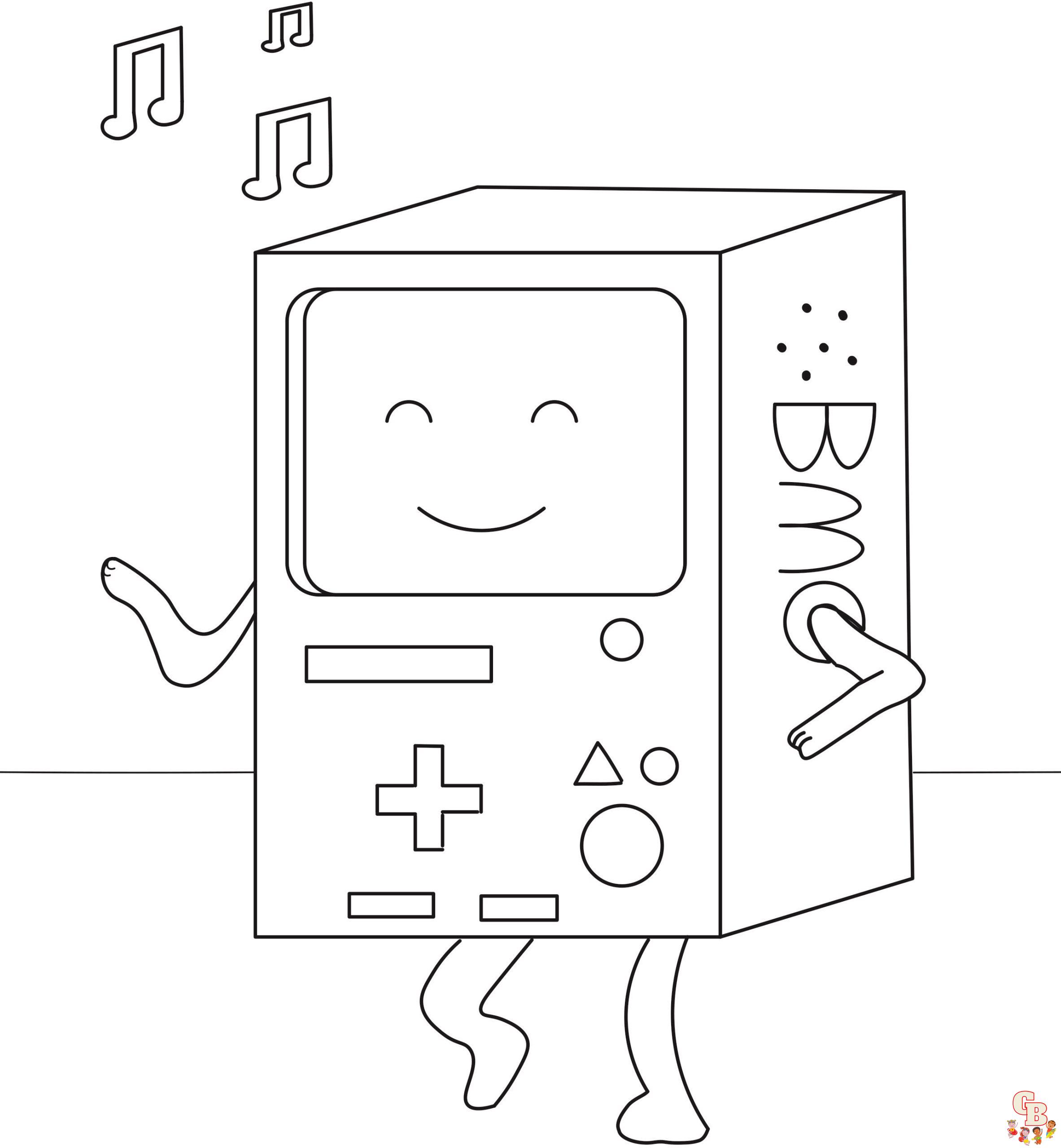 BMO Coloring Pages 6