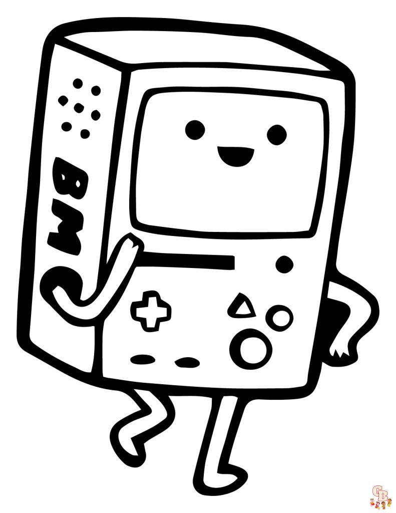 BMO Coloring Pages 7