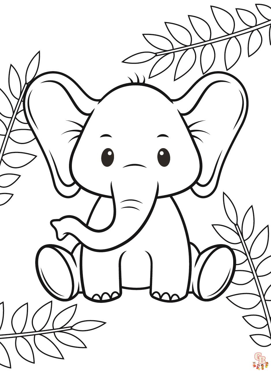 Baby Animals coloring pages 1