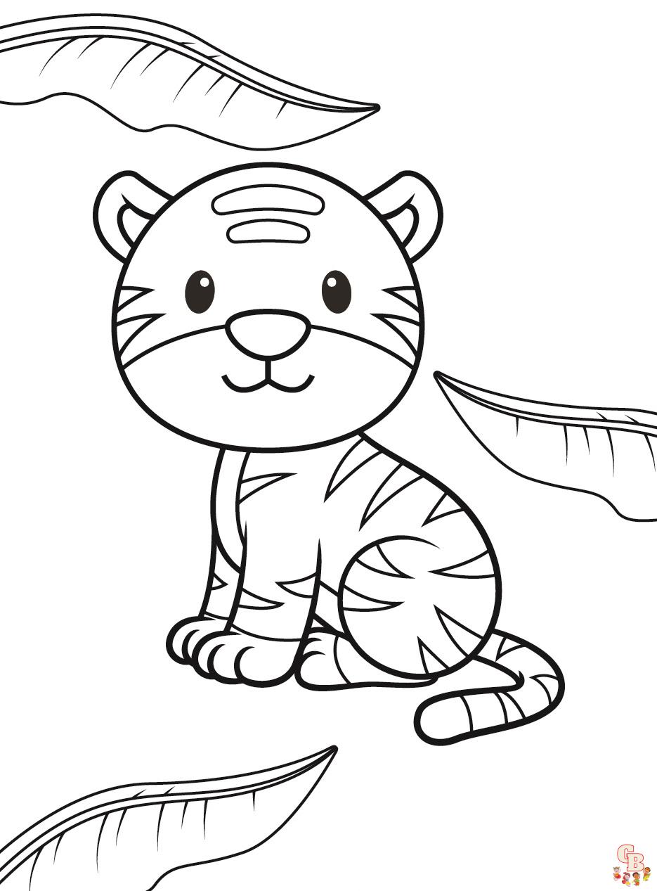 Baby Animals coloring pages printable 1