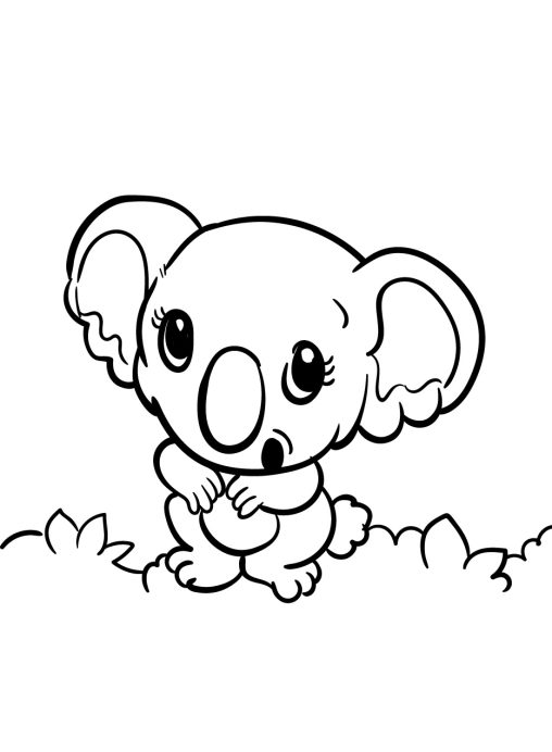 Fun and Easy Baby Animals Coloring Pages for Kids | GBcoloring