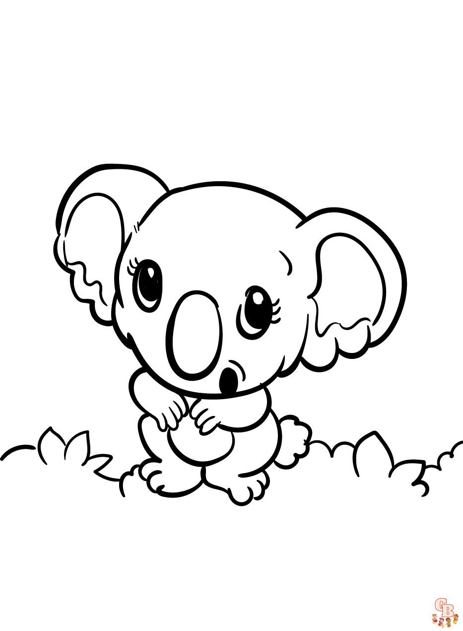 Baby Animals coloring pages printable 2