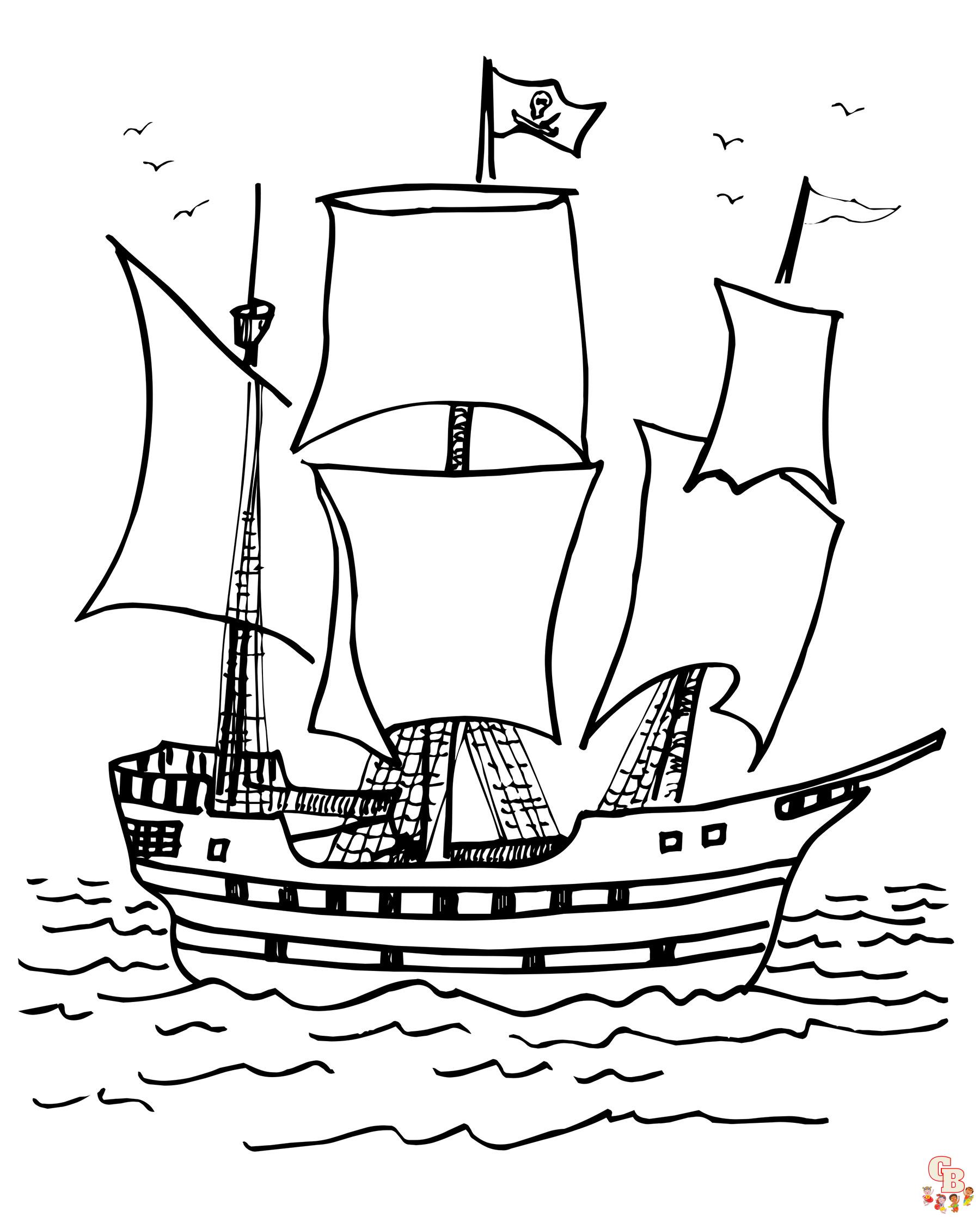 Battleship Coloring Pages 2
