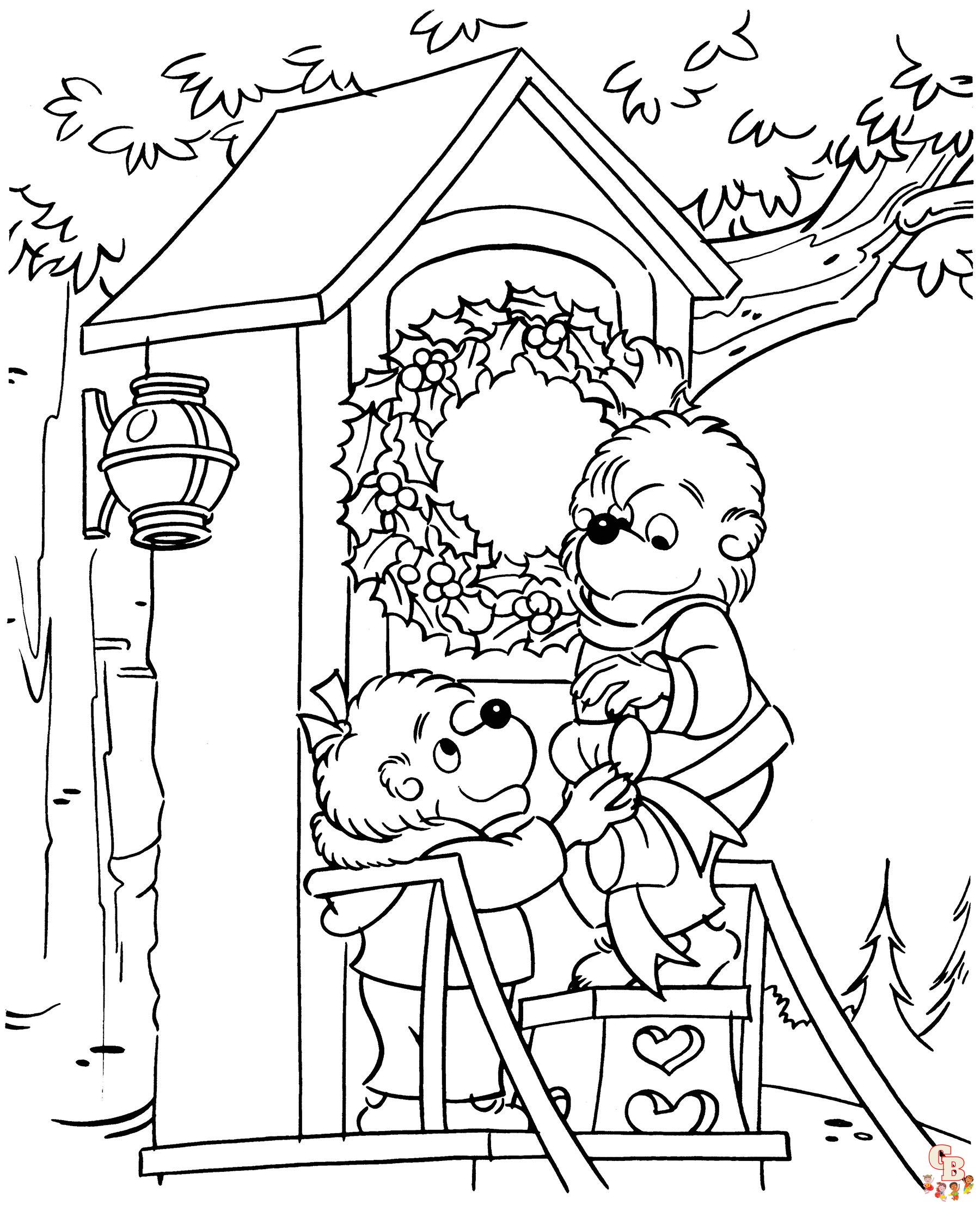 free coloring pages berenstain bears youtube