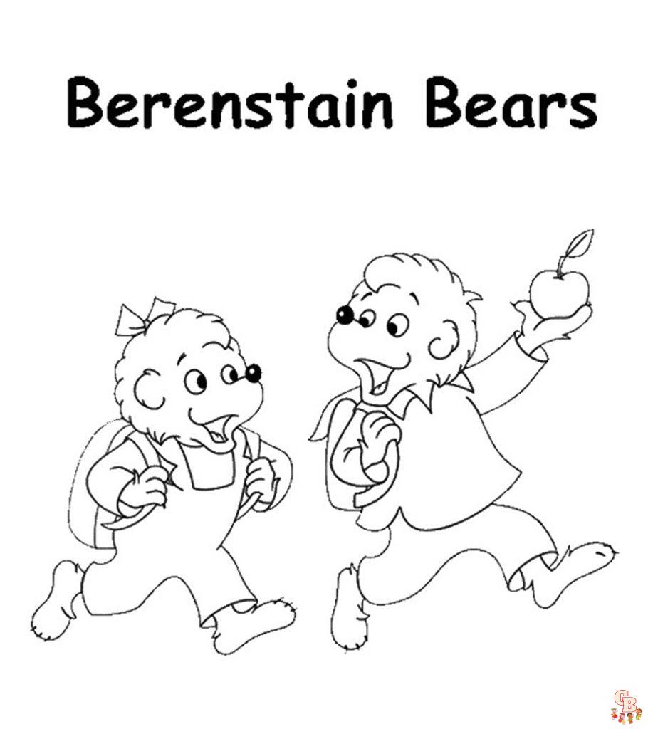 Berenstain Bears Coloring Pages 6