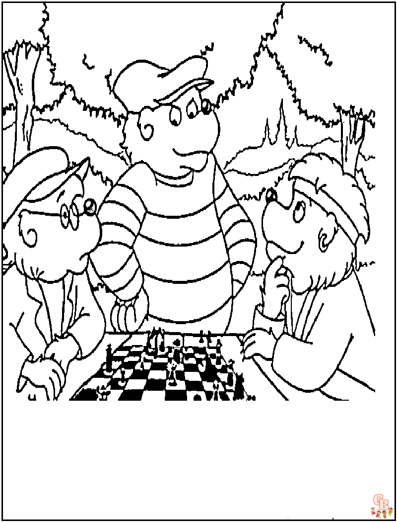 Berenstain Bears Coloring Pages 7
